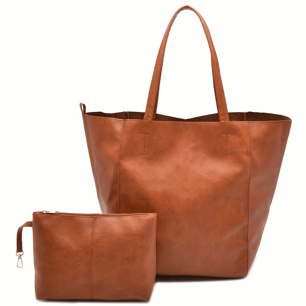 Women's Vintage Shoulder Tote Bag for Everyday Use