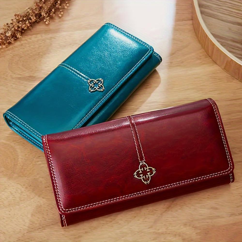 Women's Elegant Bifold Wallet Classic Everyday Organizer