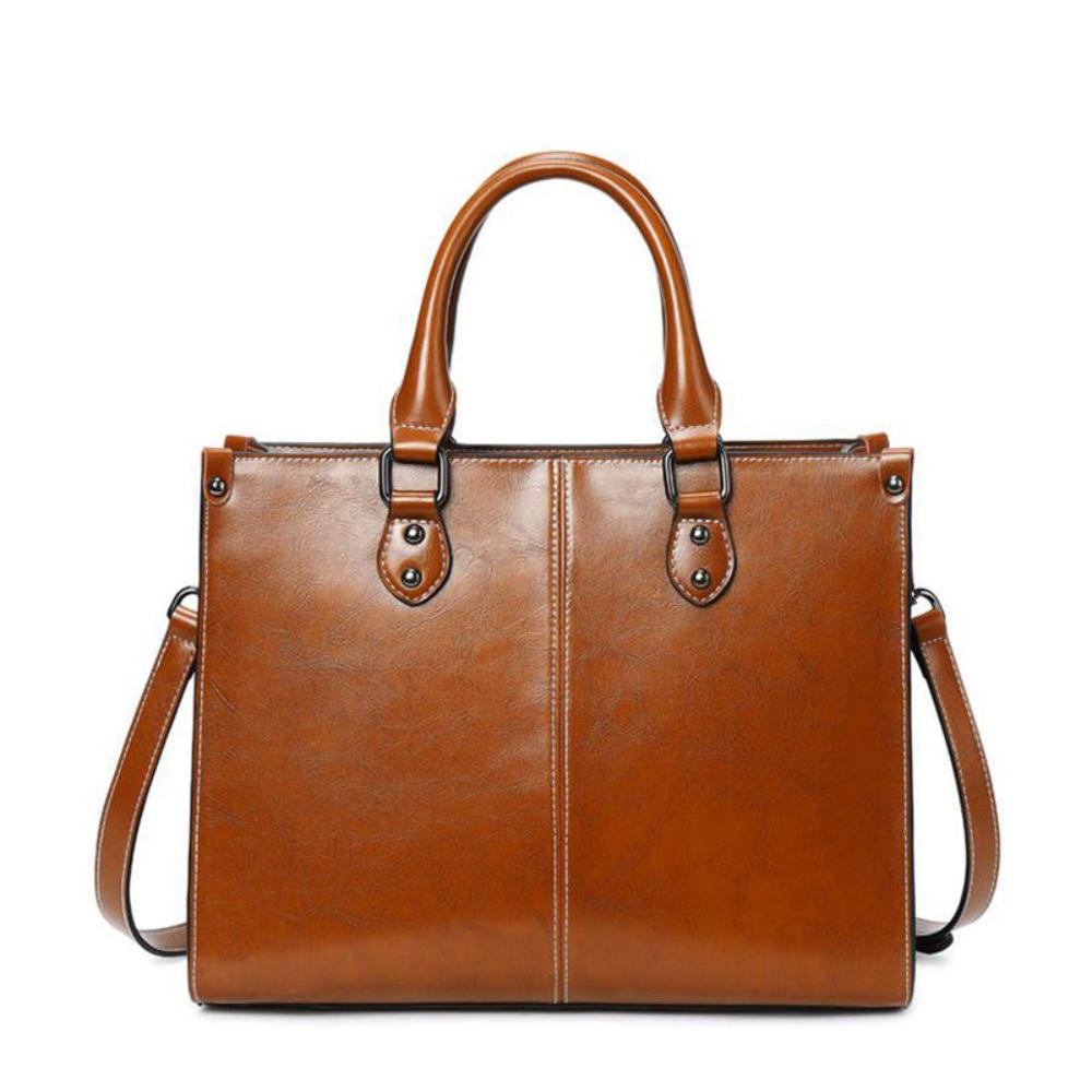Women's Classic Structured Tote Bag for Work and Everyday Style