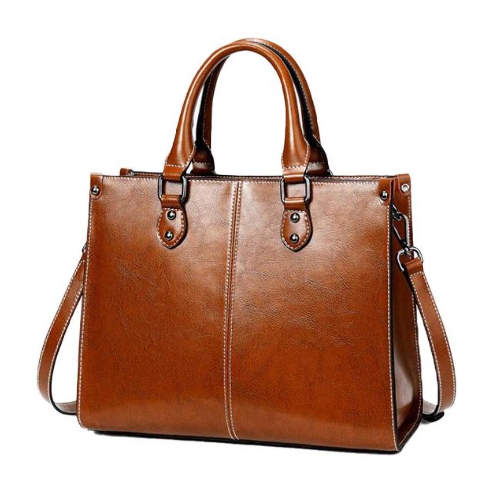 Women's Classic Structured Tote Bag for Work and Everyday Style