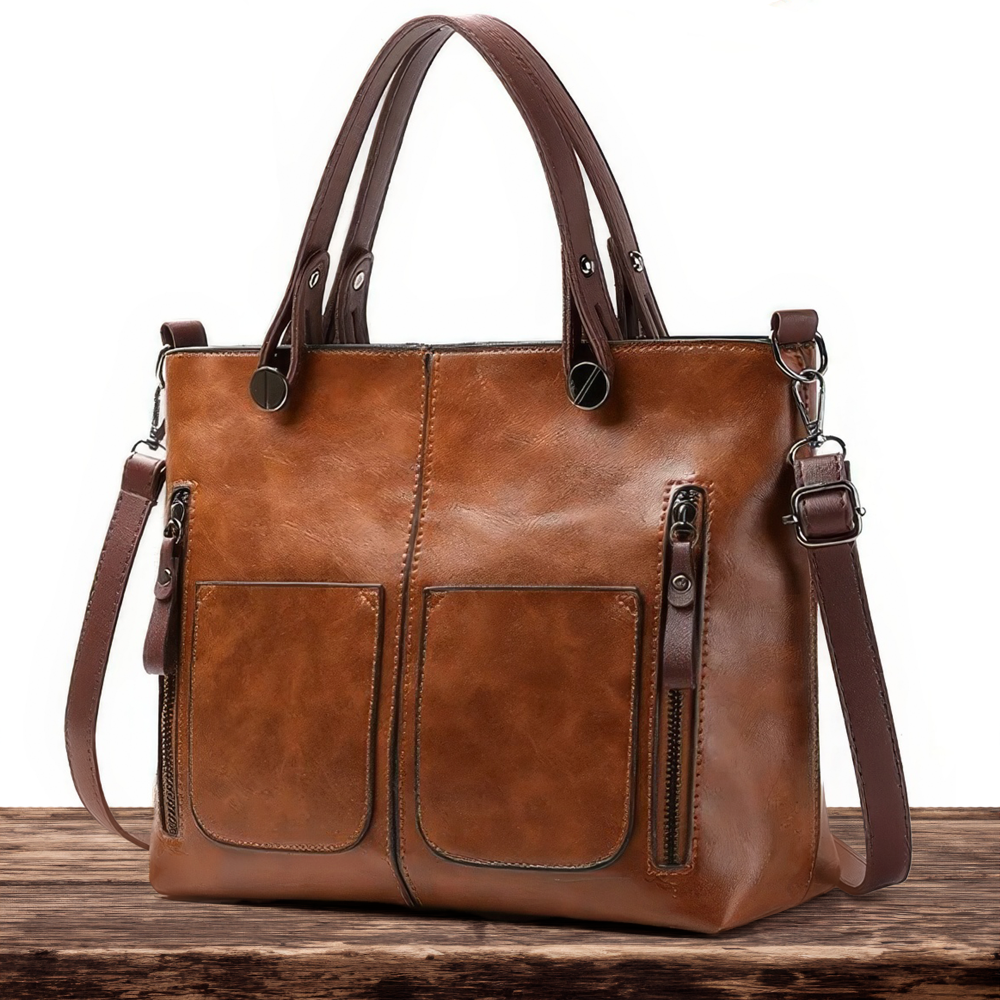 Women's Premium Structured Tote Shoulder Bag for Work and Everyday Sophistication