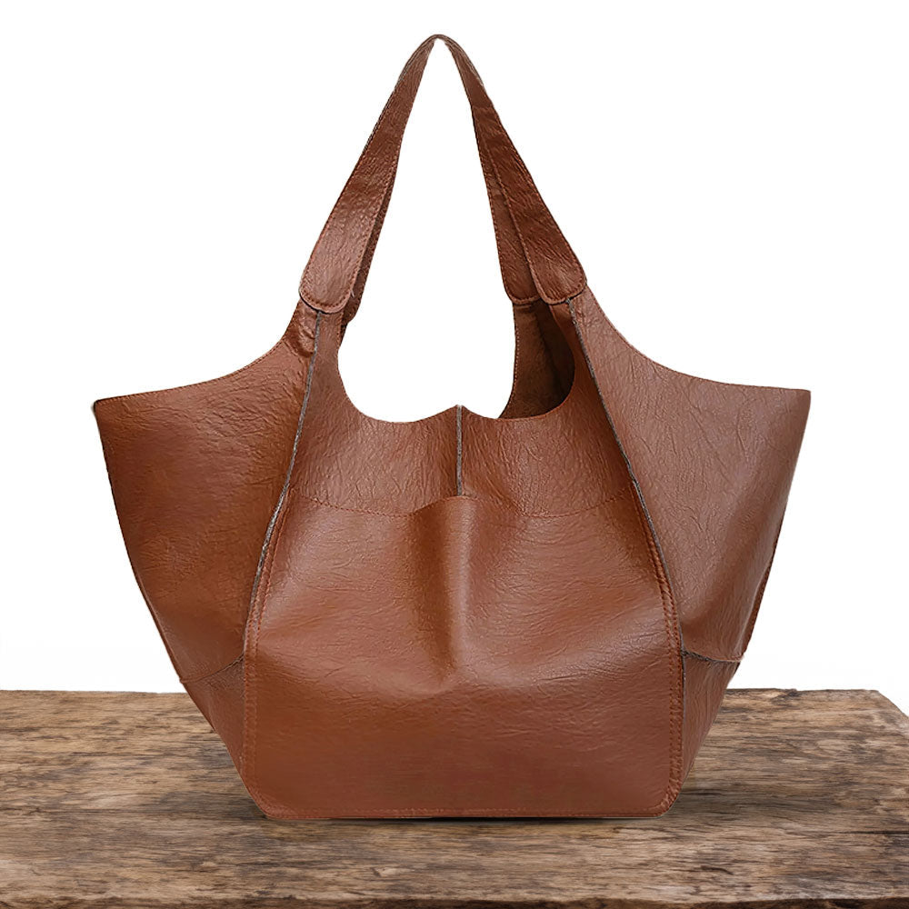 Women's Vintage Classic Tote Bag – Elegant Everyday Shoulder Purse