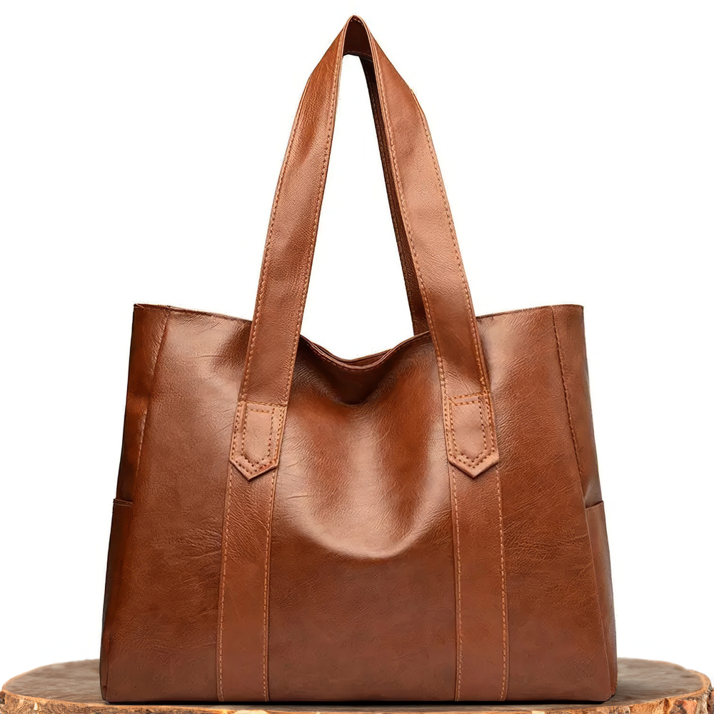 Women's Classic Structured Tote Bag for Everyday and Office Use