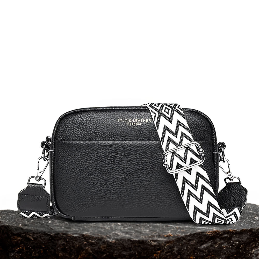 Women's Elegant Shoulder Bag with Wide Strap – Versatile Everyday and Evening Purse