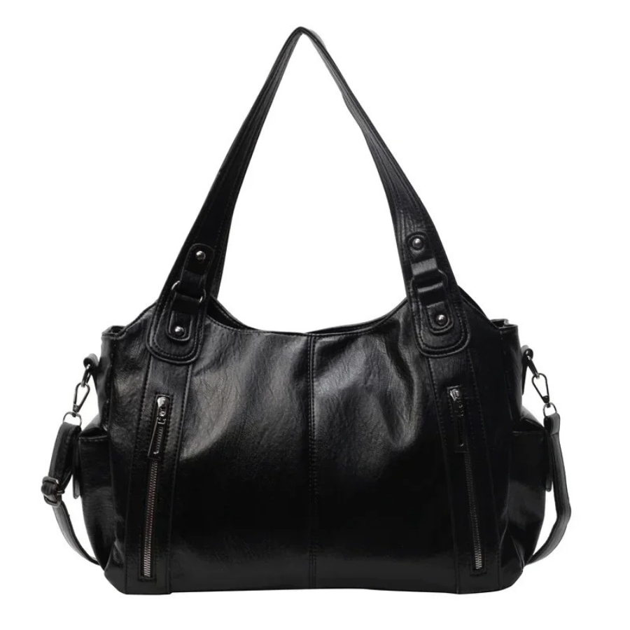 Women's Classic Shoulder Bag Elegant Everyday Tote with Multiple Compartments