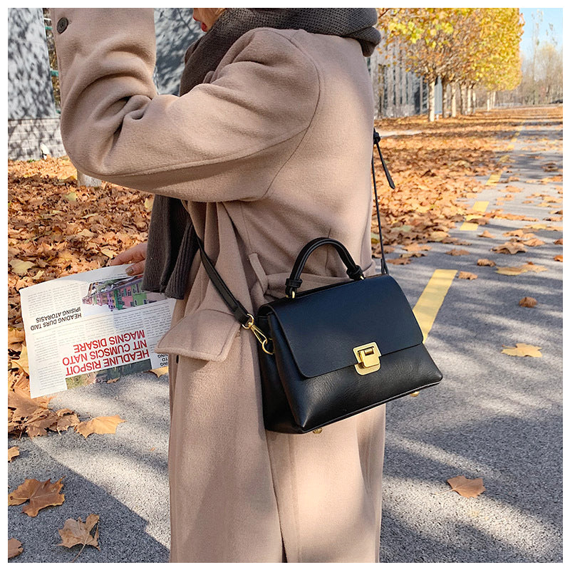 Women's Structured Elegant Top Handle Satchel – Classic Business & Casual Purse
