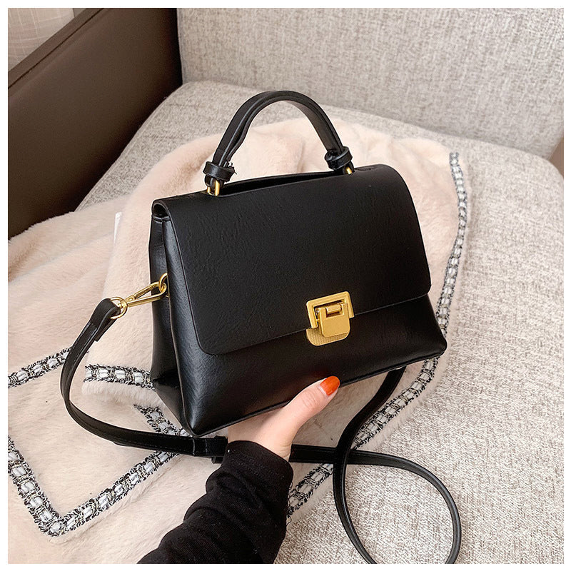 Women's Structured Elegant Top Handle Satchel – Classic Business & Casual Purse