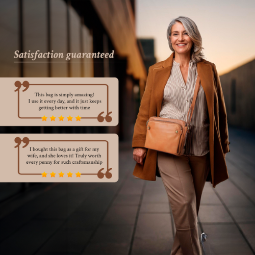 Women's Premium Classic Crossbody Shoulder Bag for Everyday Elegance