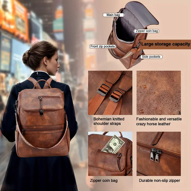 Women's Urban Chic Premium Backpack for Daily Commute and Travel