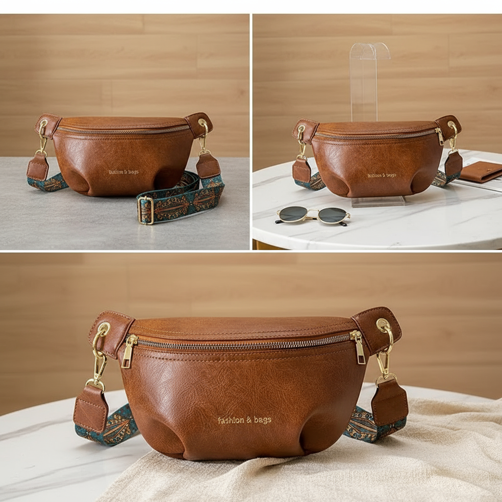 Women's Urban Chic Waist Bag – Minimalist Style Everyday Crossbody Purse