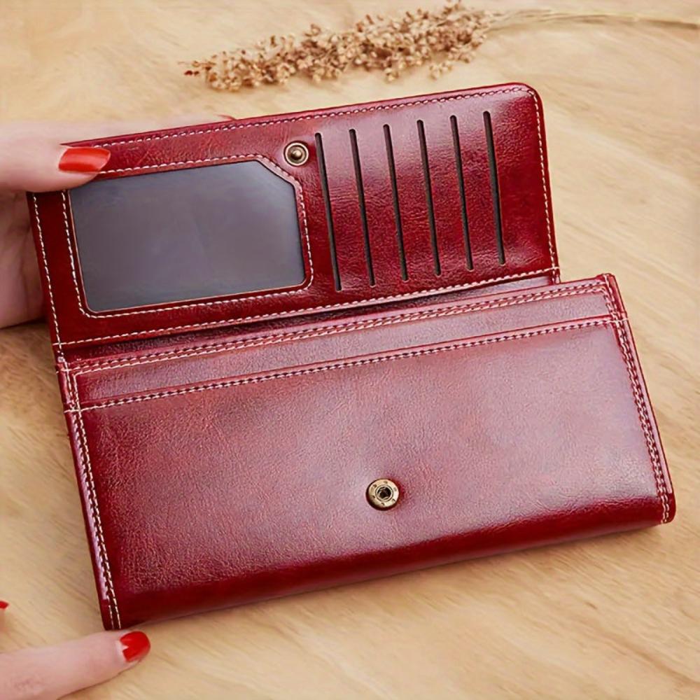 Women's Elegant Bifold Wallet Classic Everyday Organizer