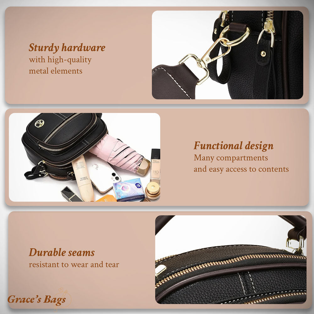 Women's Elegant Everyday Shoulder Bag – Versatile Classic Style for Work and Leisure