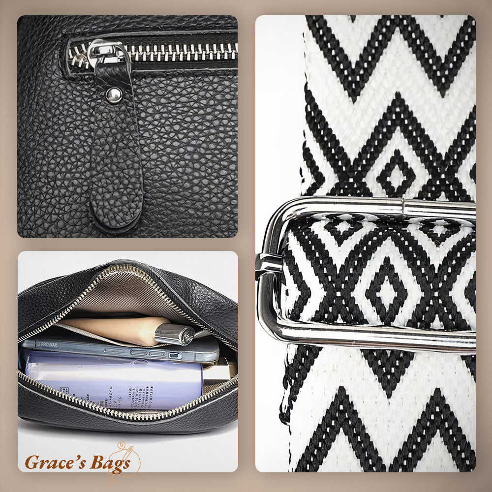 Women's Elegant Shoulder Bag with Wide Strap – Versatile Everyday and Evening Purse