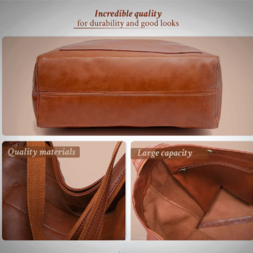 Women's Luxury Everyday Tote Bag – Modern Classic Work & Travel Purse