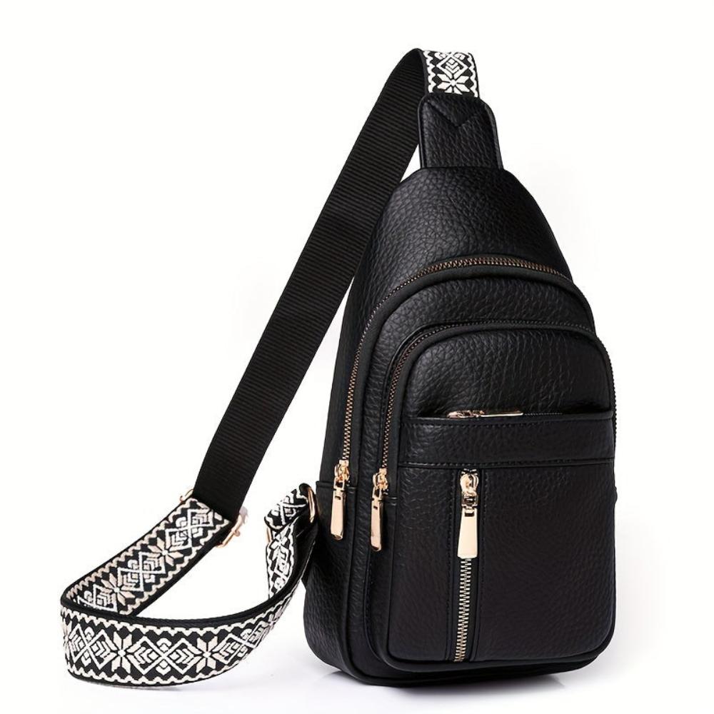 Women's Retro Chest Bag Crossbody Sling for Leisure and Everyday Use