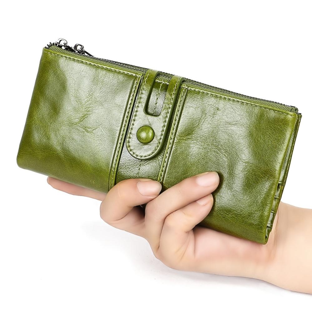 Women's Elegant Long Zipper Wallet for Everyday and Travel