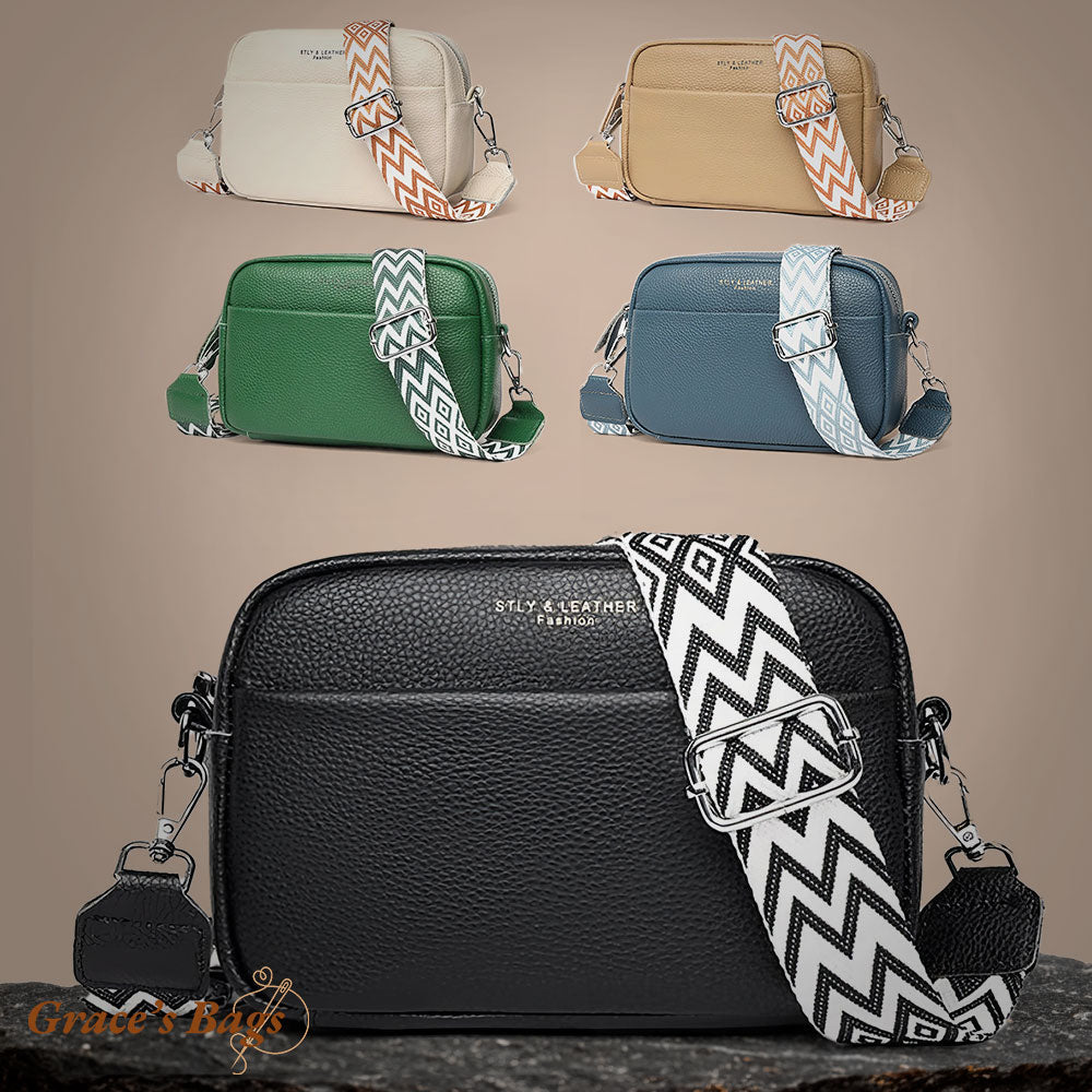Women's Elegant Shoulder Bag with Wide Strap – Versatile Everyday and Evening Purse