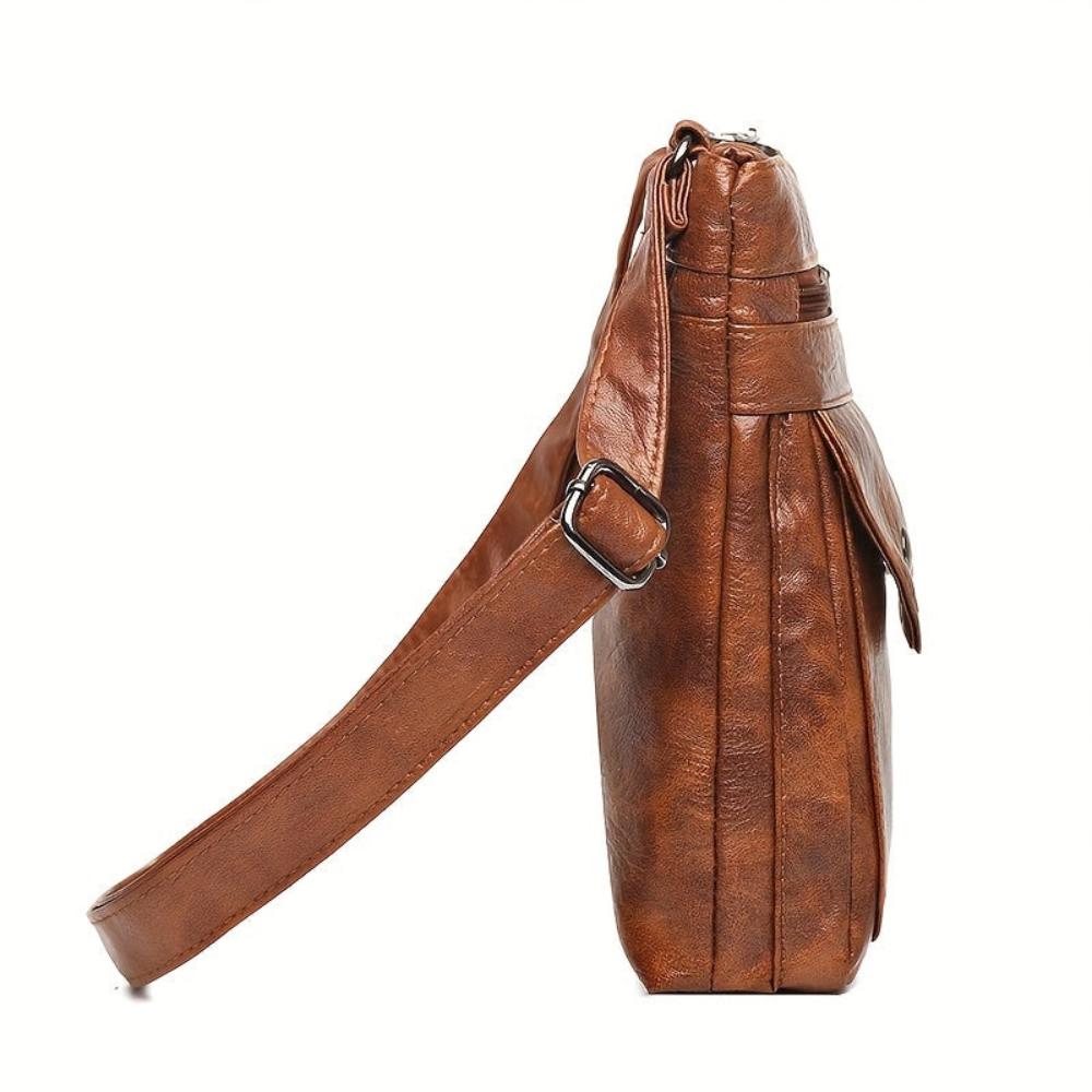 Women's Vintage Crossbody Shoulder Bag for Everyday Style and Organization