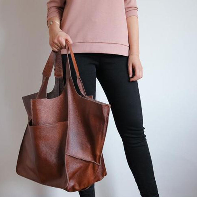 Women's Casual Oversized Shopper Tote Bag – Everyday Chic and Functional