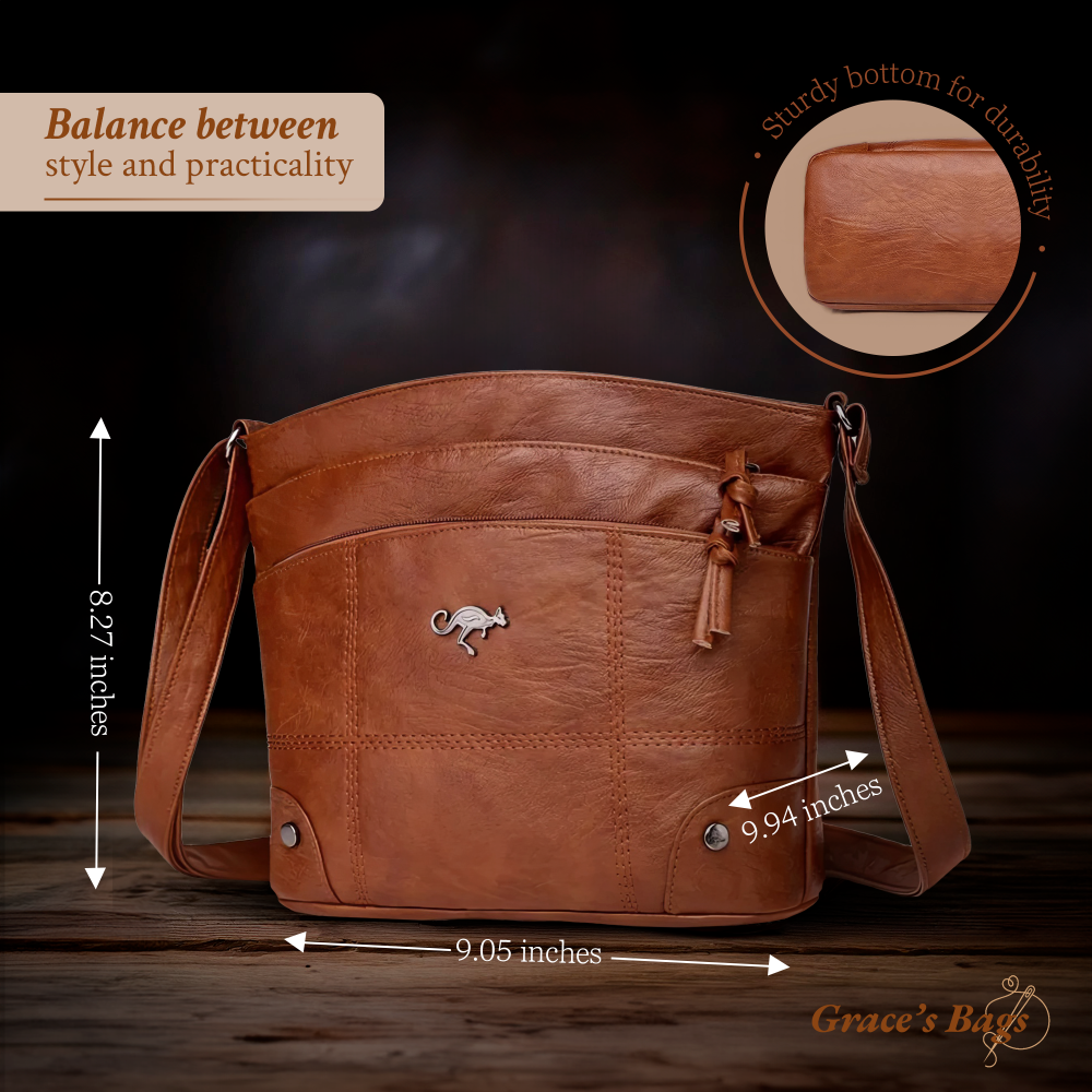 Women's Classic Crossbody Shoulder Bag – Elegant Everyday & Travel Purse
