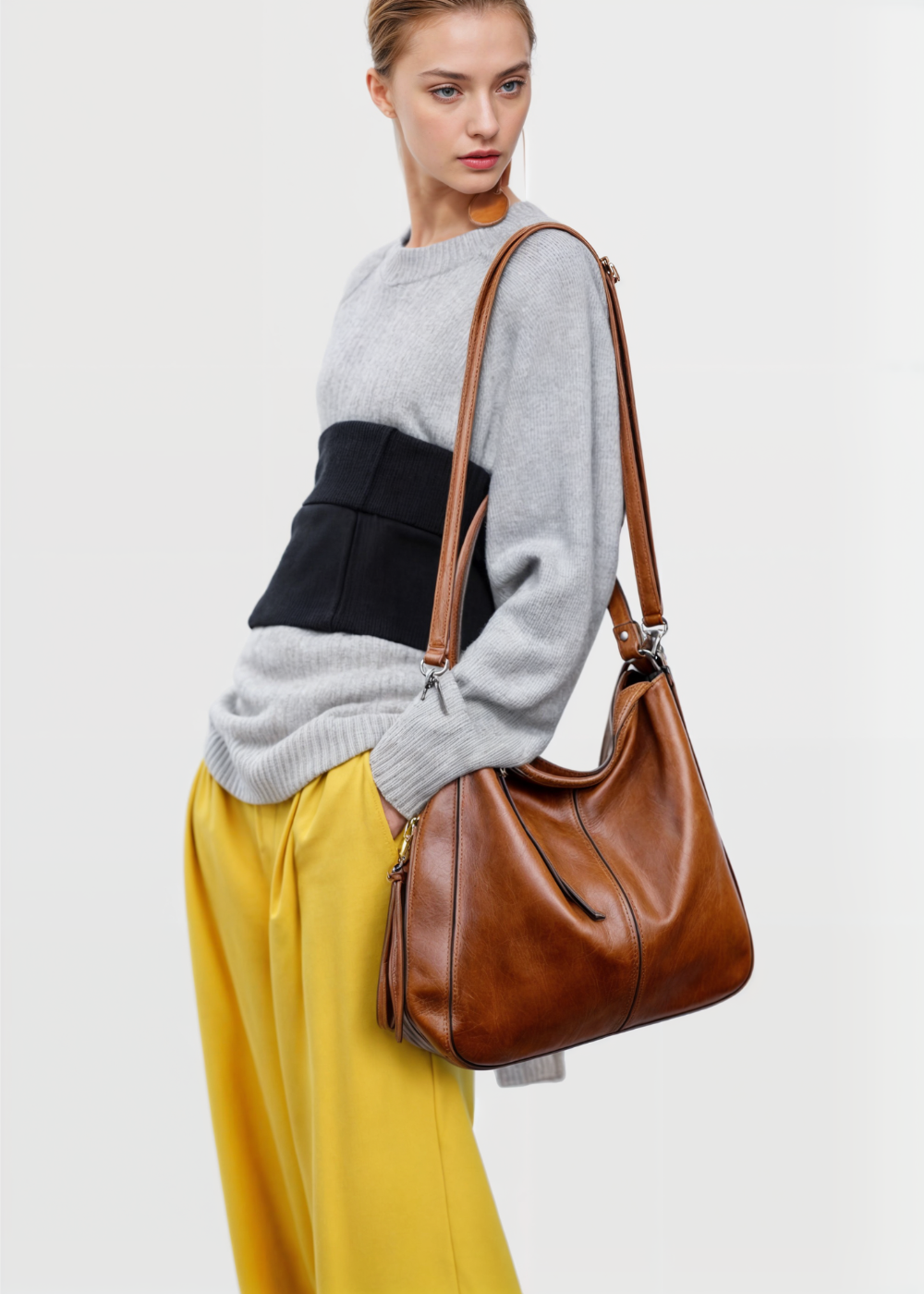 Women's Chic Everyday Tote Handbag – Stylish Shoulder and Top Handle Bag