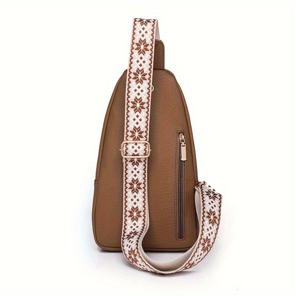 Women's Retro Chest Bag Crossbody Sling for Leisure and Everyday Use