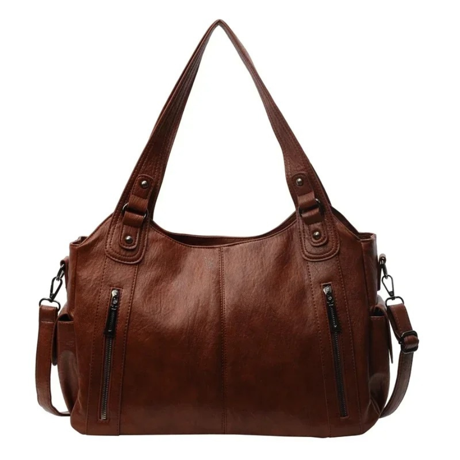 Women's Classic Shoulder Bag Elegant Everyday Tote with Multiple Compartments