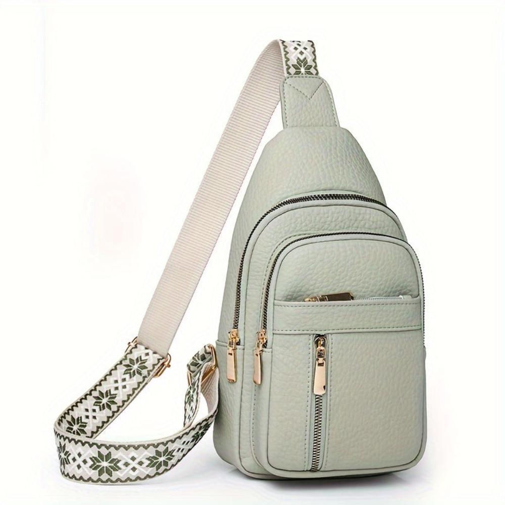 Women's Retro Chest Bag Crossbody Sling for Leisure and Everyday Use