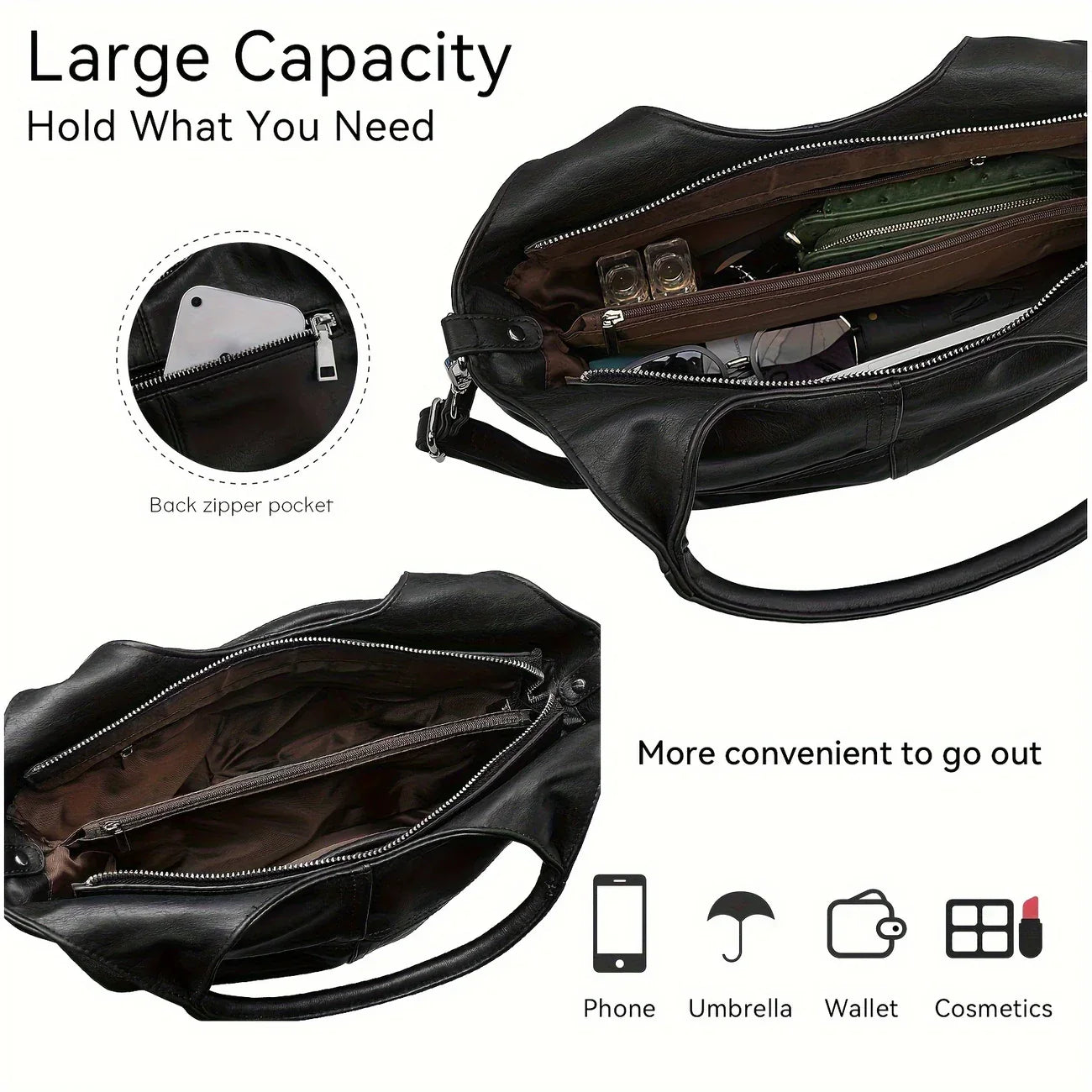 Women's Premium Designer Circular Handle Shoulder Bag for Everyday Elegance