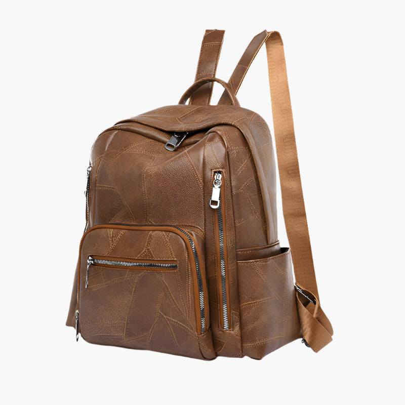 Women's Retro Chic Medium Backpack – High-End Vintage Style Daypack