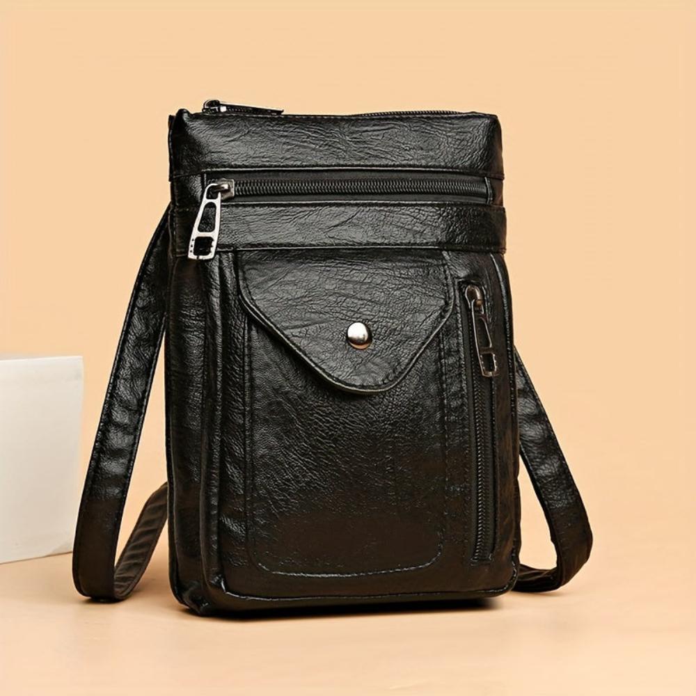 Women's Vintage-Inspired Crossbody Everyday Shoulder Bag – Classic Chic Handbag for Daily Use