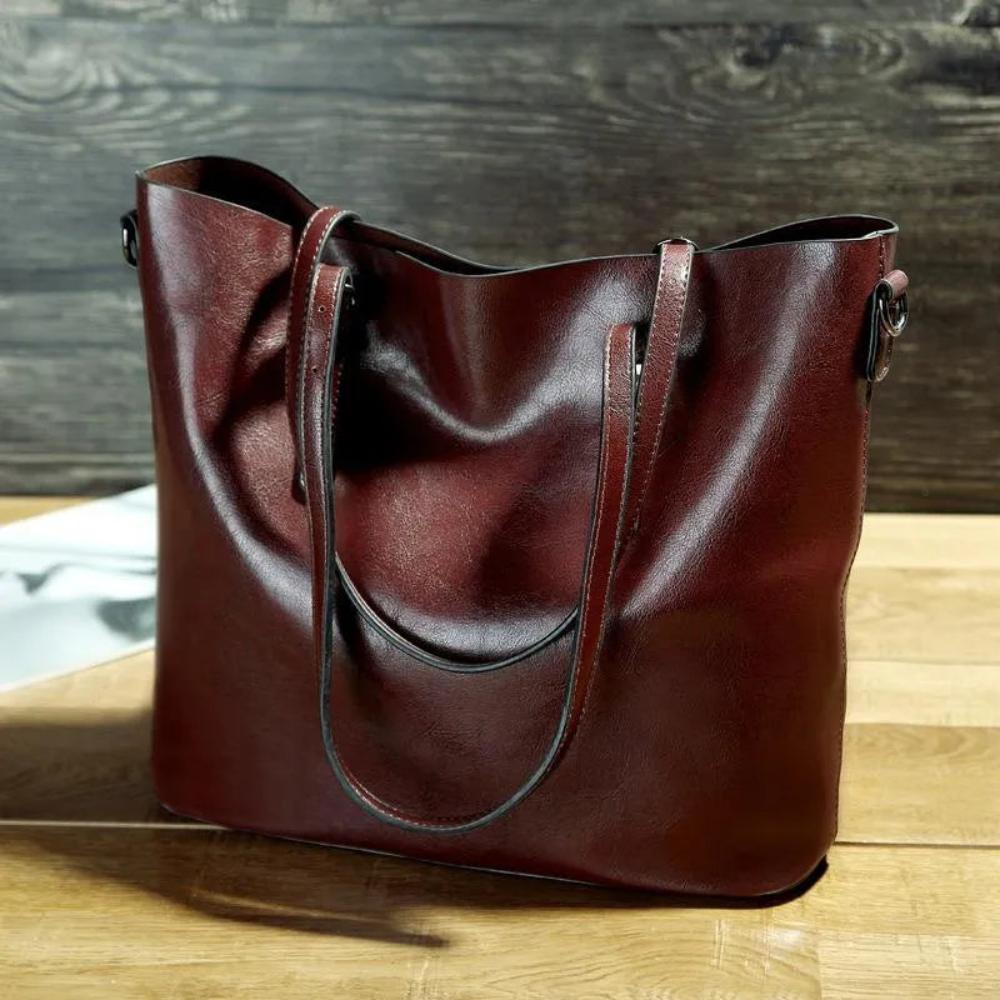 Women's Classic Tote Shoulder Bag – Elegant Structured Handbag for Everyday and Formal Use
