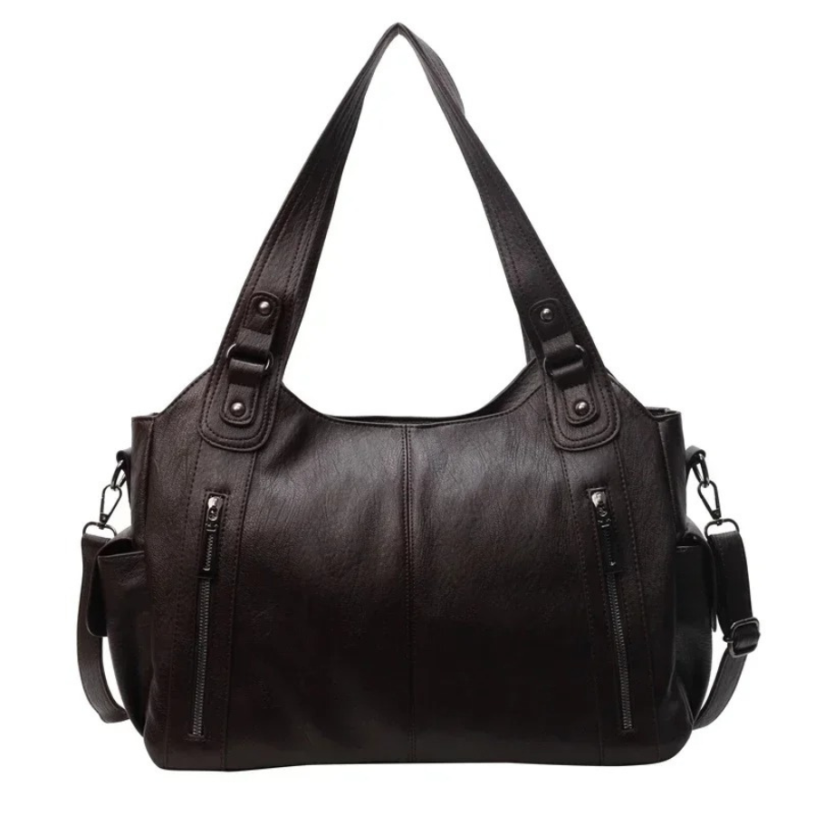 Women's Classic Shoulder Bag Elegant Everyday Tote with Multiple Compartments