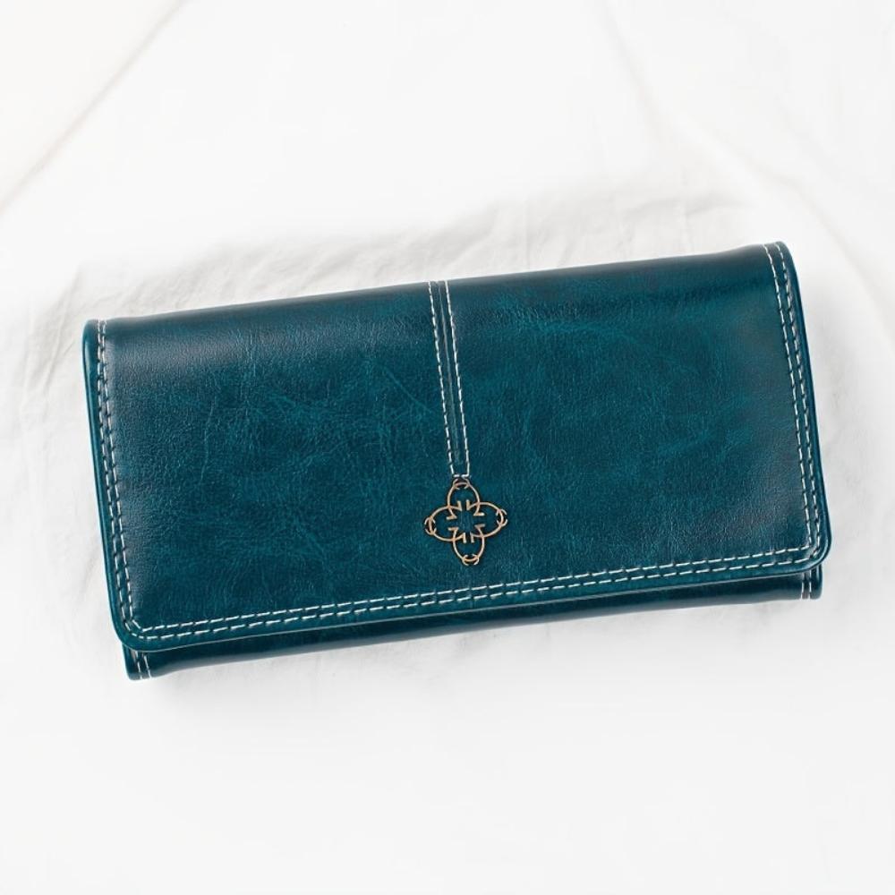 Women's Elegant Bifold Wallet Classic Everyday Organizer