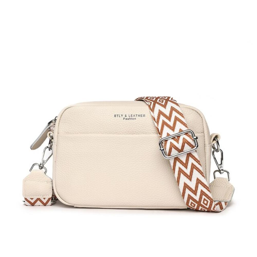Women's Elegant Shoulder Bag with Wide Strap – Versatile Everyday and Evening Purse