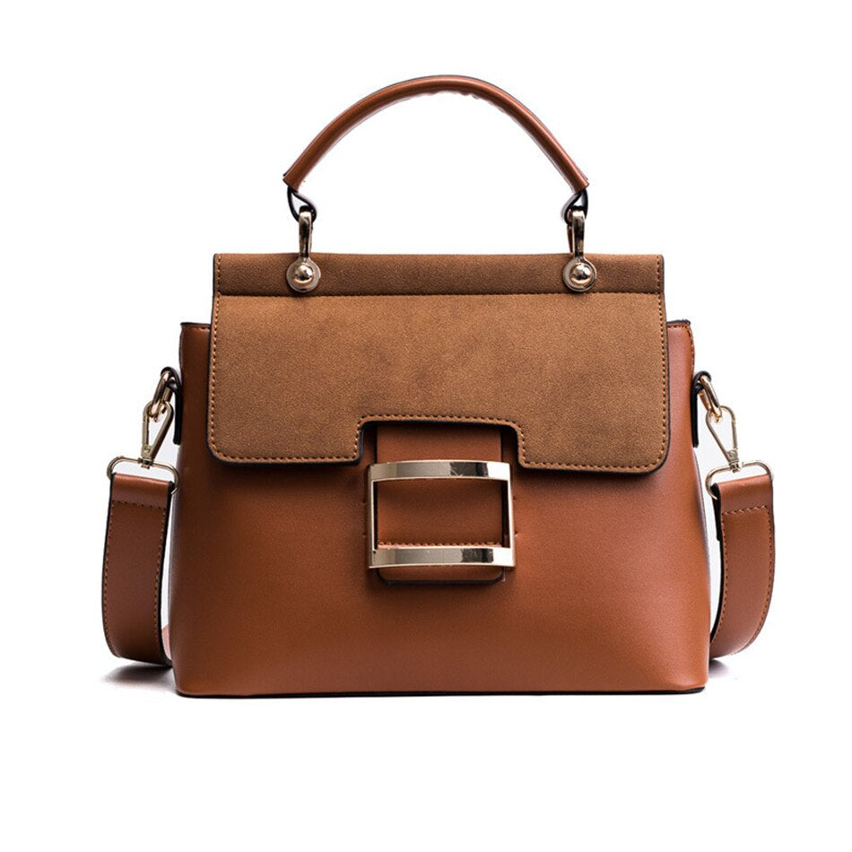 Women's Elegant Buckle Crossbody & Handbag – Sophisticated Everyday Purse
