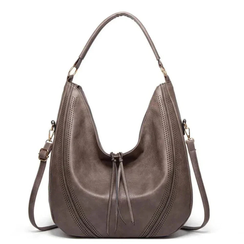 Women's Classic Hobo Shoulder Bag – Elegant Everyday Tote Purse for Work and Outings