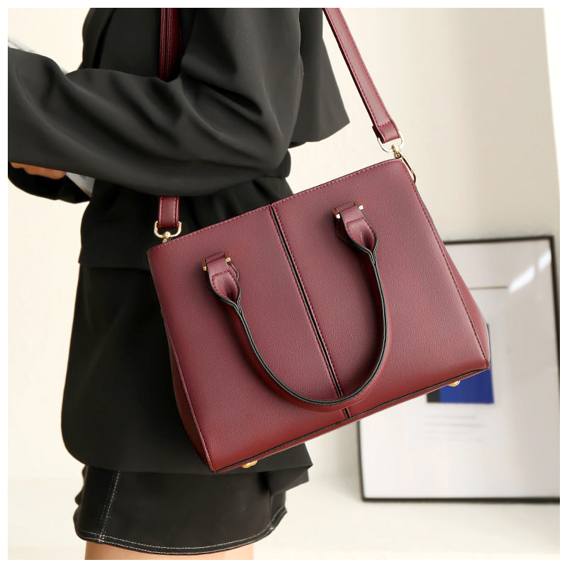 Women's Elegant Structured Tote Bag – Classic Style for Work and Everyday Use