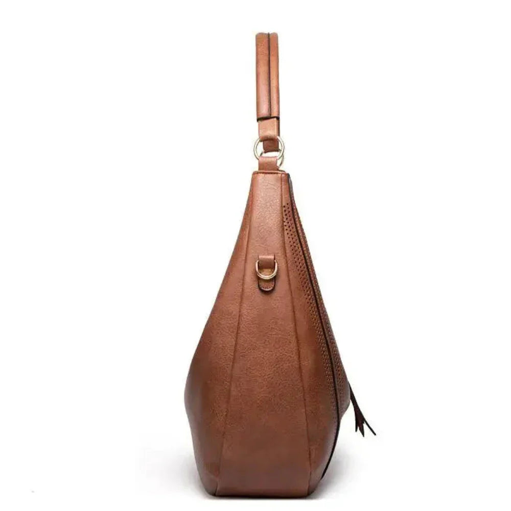 Women's Classic Hobo Shoulder Bag – Elegant Everyday Tote Purse for Work and Outings