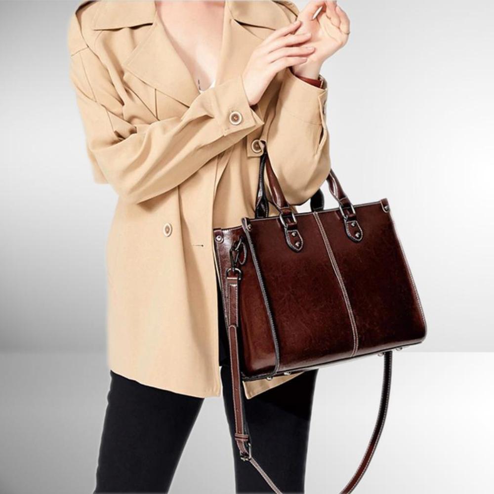 Women's Classic Structured Tote Bag for Work and Everyday Style