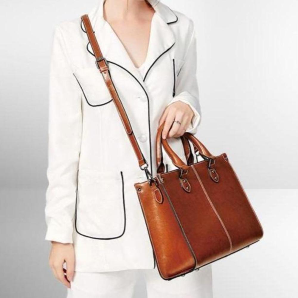 Women's Classic Structured Tote Bag for Work and Everyday Style