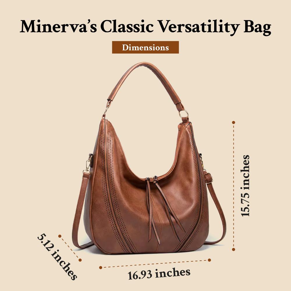Women's Classic Hobo Shoulder Bag – Elegant Everyday Tote Purse for Work and Outings