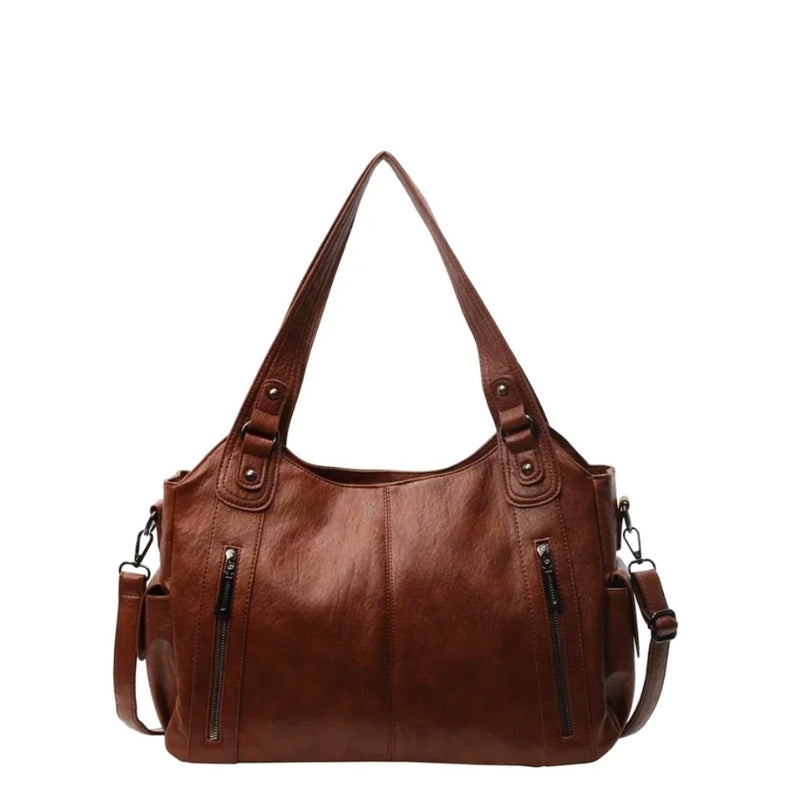 Women's Classic Shoulder Bag Elegant Everyday Tote with Multiple Compartments