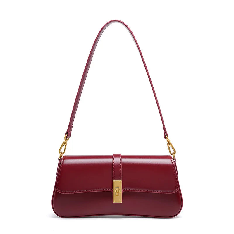 Women's Minimalist Shoulder Bag – Elegant Modern Classic for Everyday and Evening