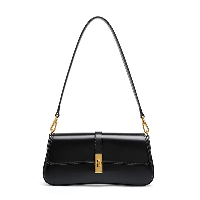 Women's Minimalist Shoulder Bag – Elegant Modern Classic for Everyday and Evening