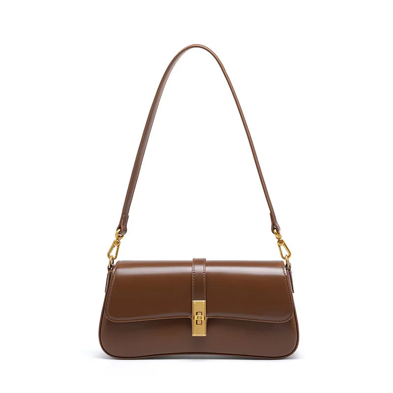 Women's Minimalist Shoulder Bag – Elegant Modern Classic for Everyday and Evening