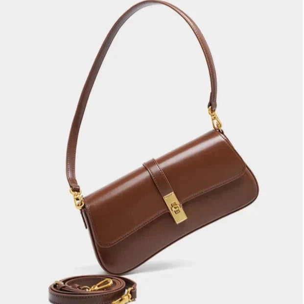 Women's Minimalist Shoulder Bag – Elegant Modern Classic for Everyday and Evening