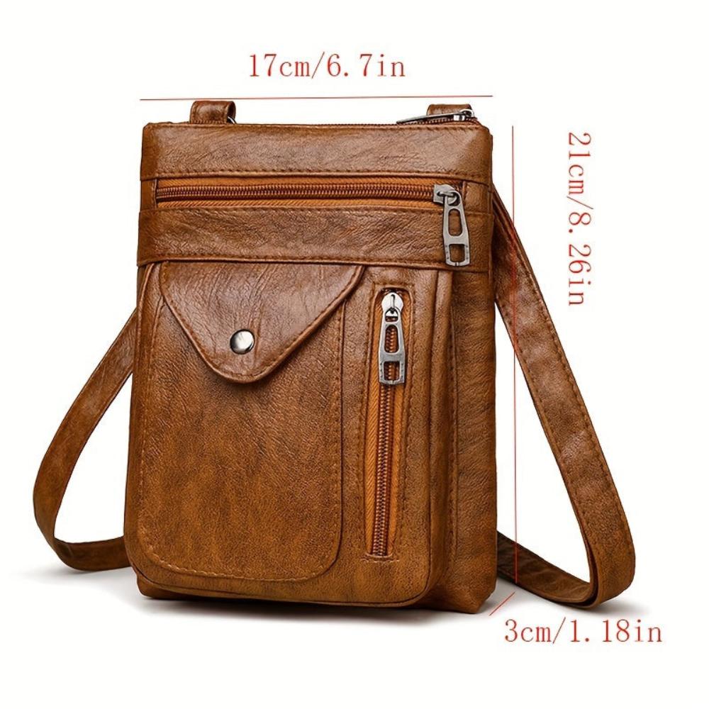 Women's Vintage-Inspired Crossbody Everyday Shoulder Bag – Classic Chic Handbag for Daily Use