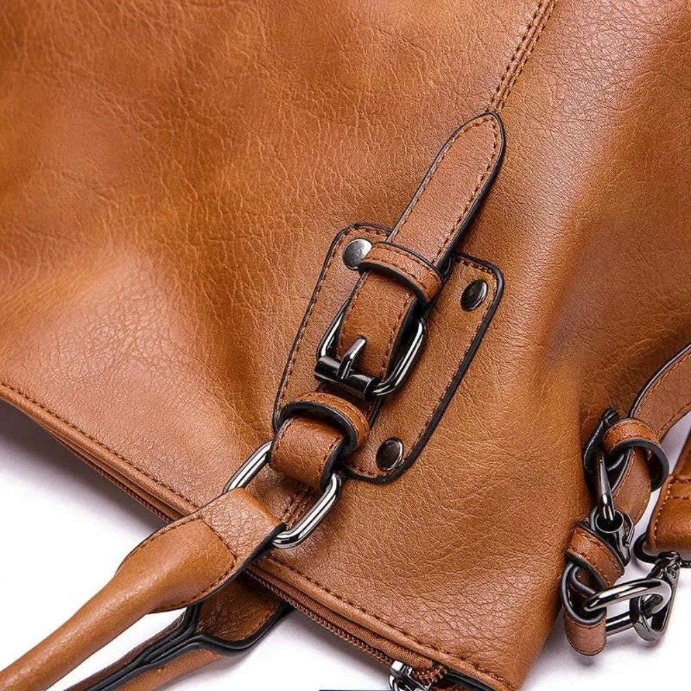 Women's Classic Structured Shoulder Bag – Elegant Everyday Tote for Work and Casual Use