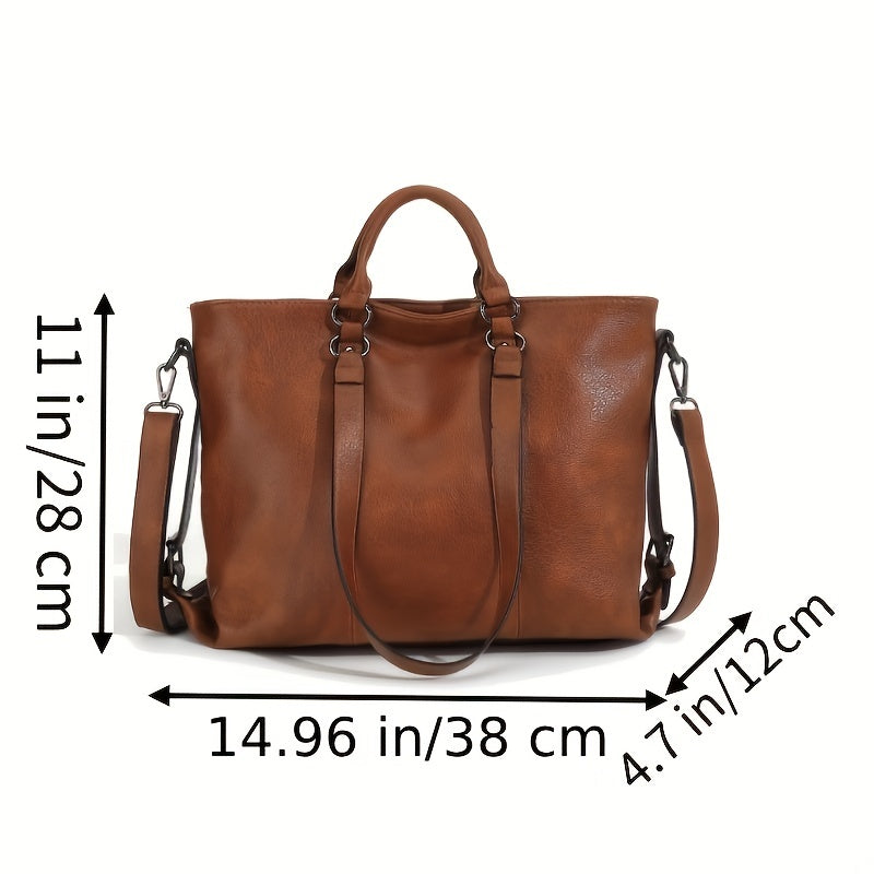 Women's Stylish Tote Bag with Removable Strap for Everyday Use